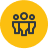 Working team of 3-10 members (upon how big project is) including designer, QC/tester, BA...