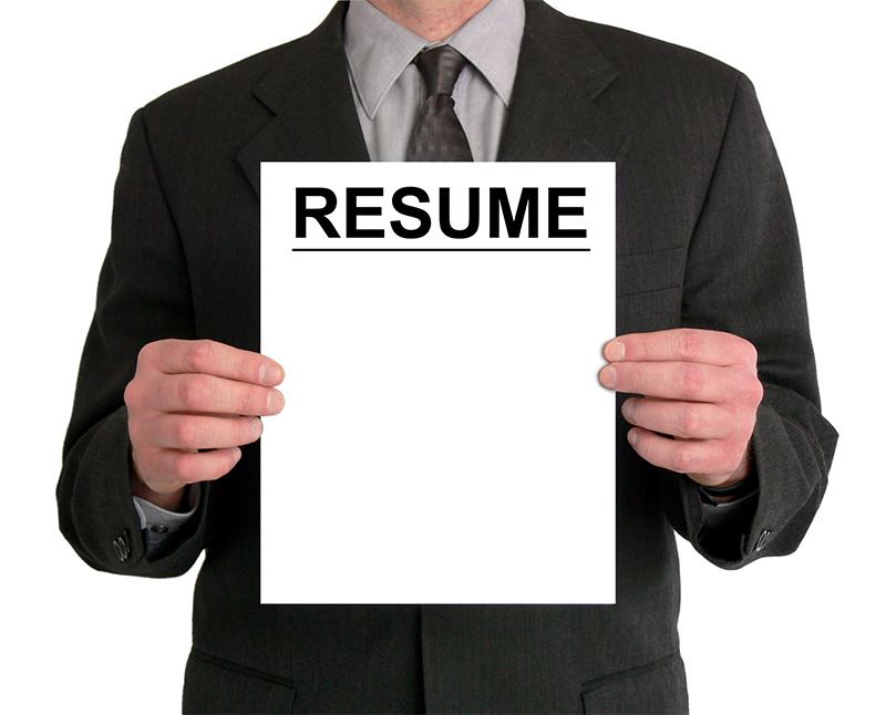 1. The word "Resume"