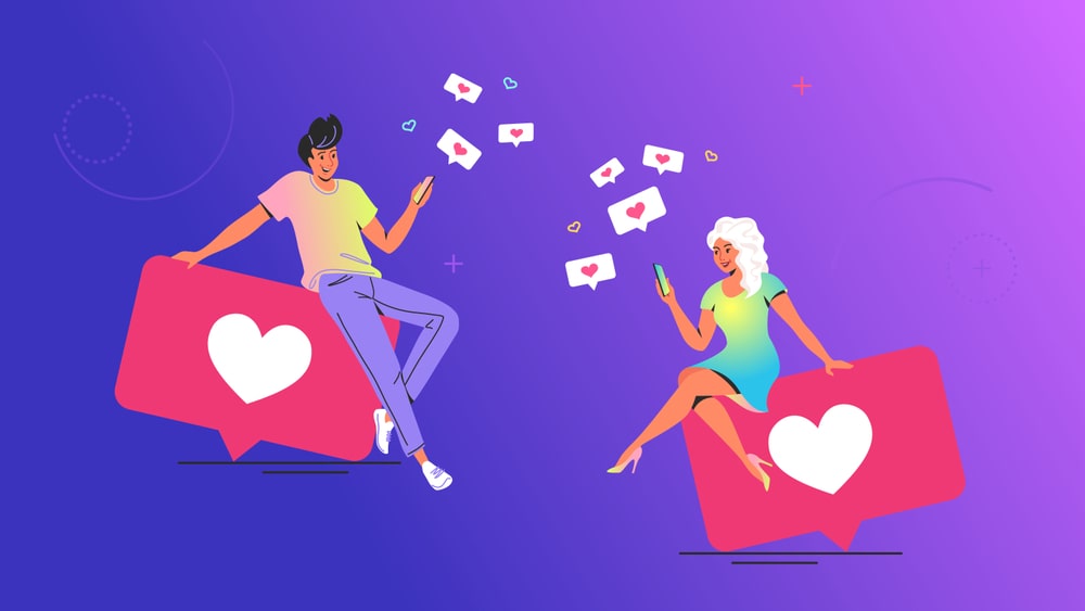 using dating app