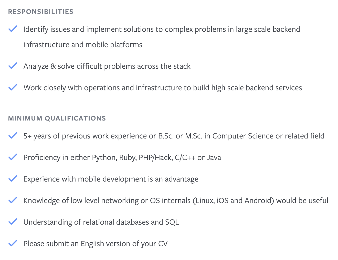 Facebook Careers