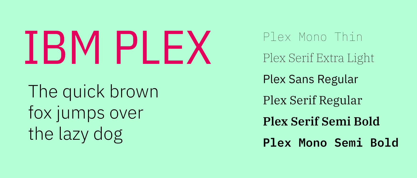 IBM Plex