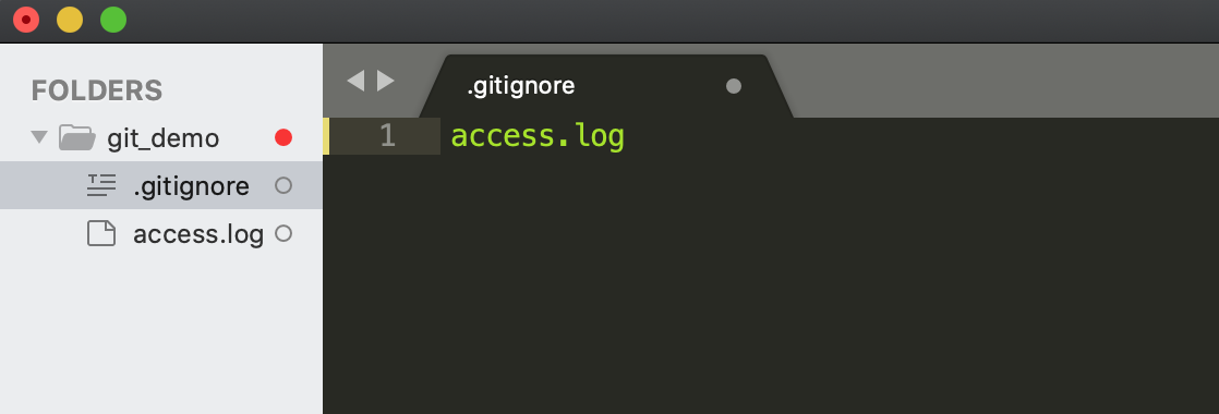 gitignore, .gitignore