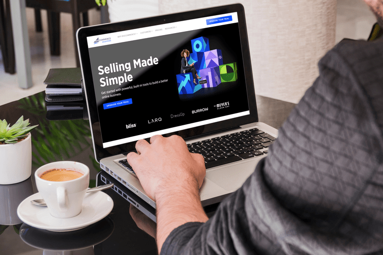An illustration of setting up an aesthetic website.