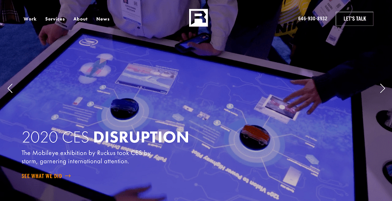 An illustration of eCommerce website - Ruckus Marketing.