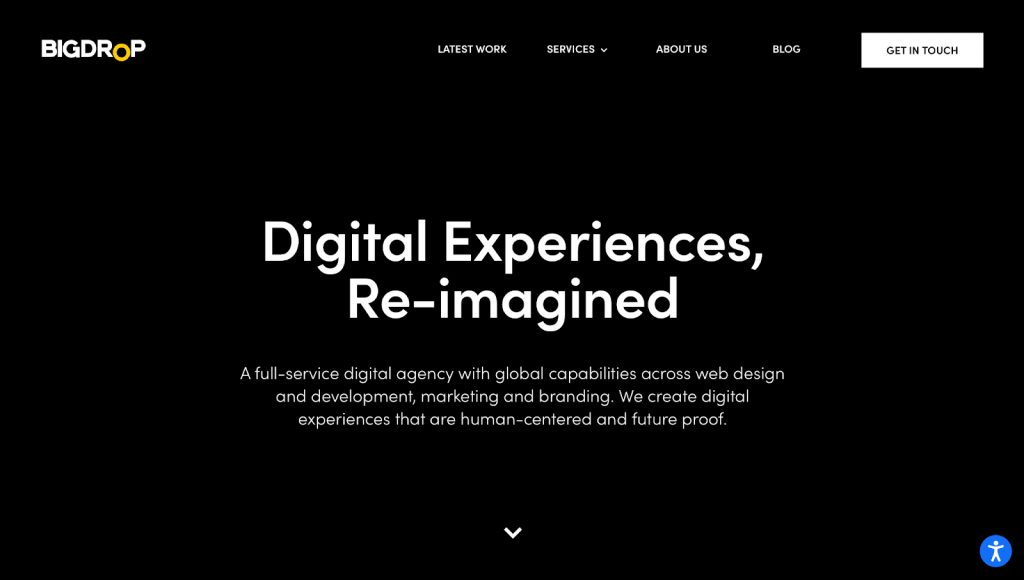 An illustration of eCommerce website - Big Drop Inc.