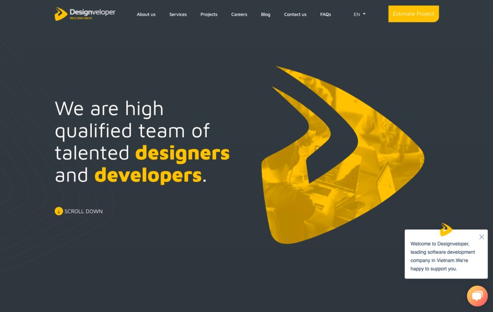 Designveloper - is the leading software development company in Ho Chi Minh City, Vietnam