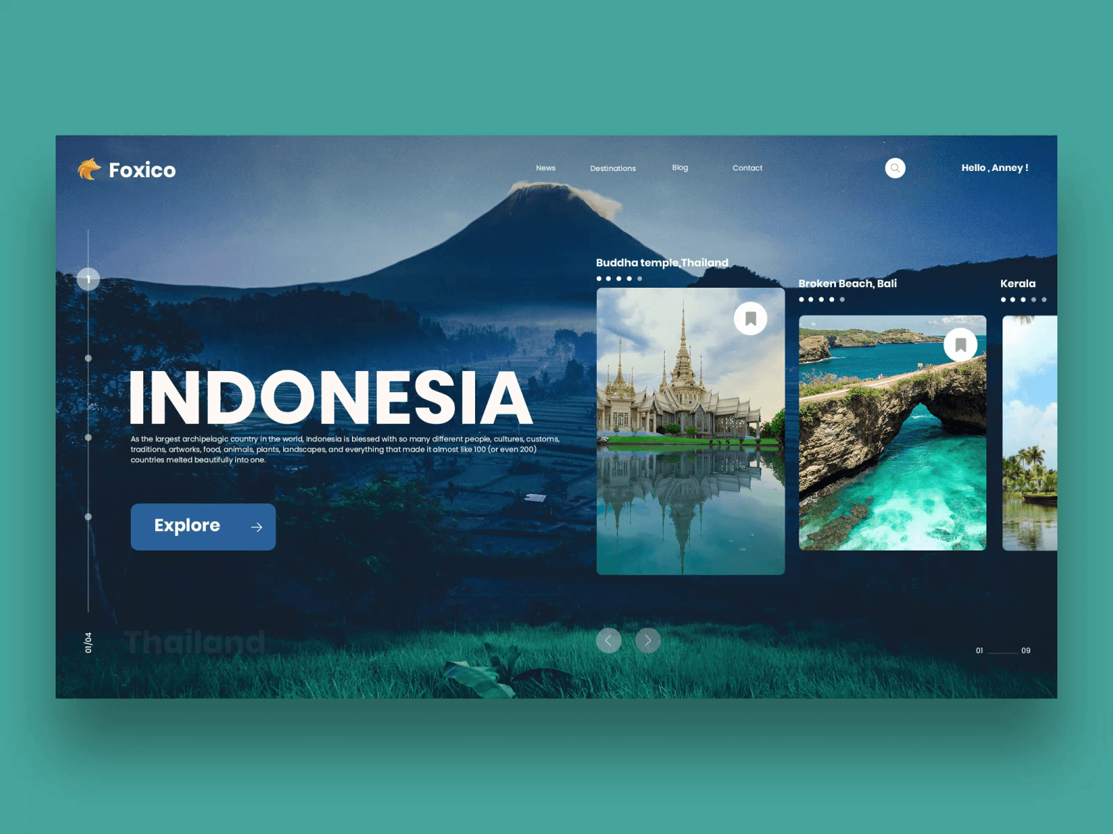 Creative Travel Website Design by Excellent WebWorld on Dribbble