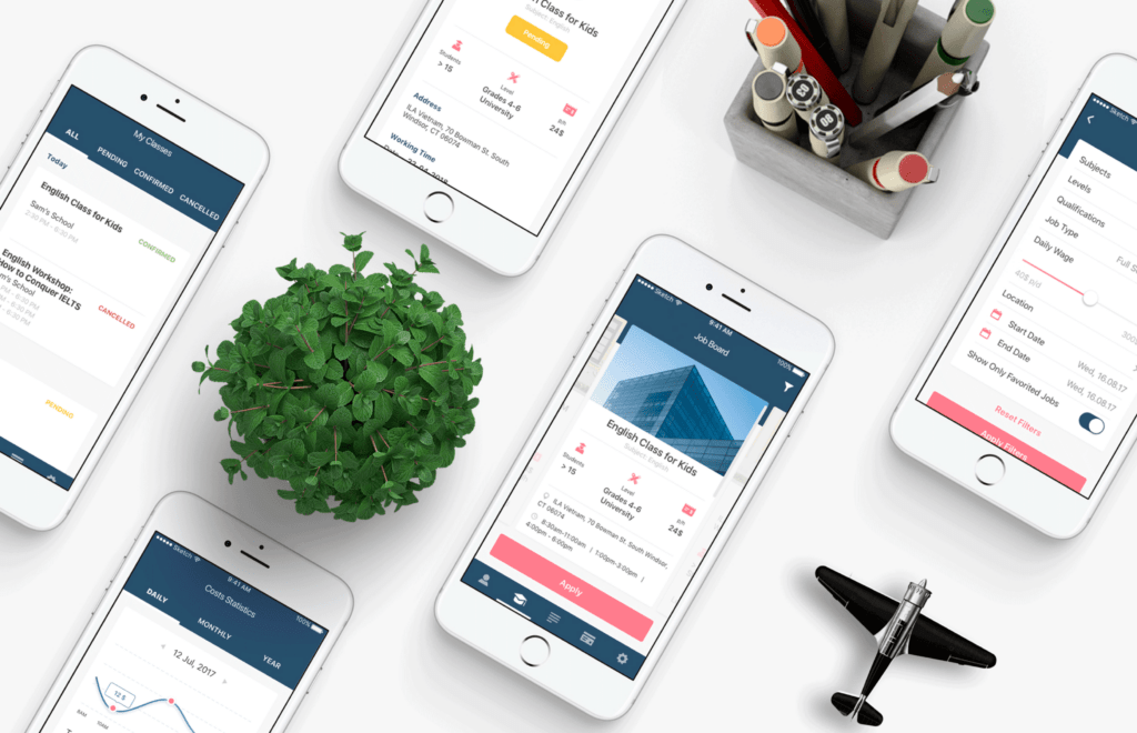 Walrus Education - an e-learning mobile app by Designveloper