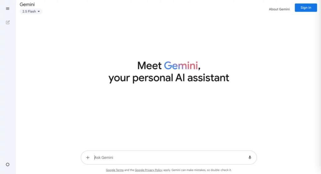 Gemini (Google) – Best for Integration with Google Ecosystem