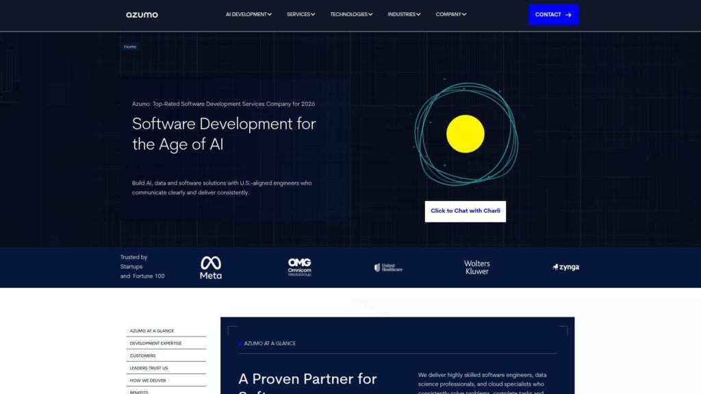 1. Azumo: Nearshore AI/ML and Software Development Specialists