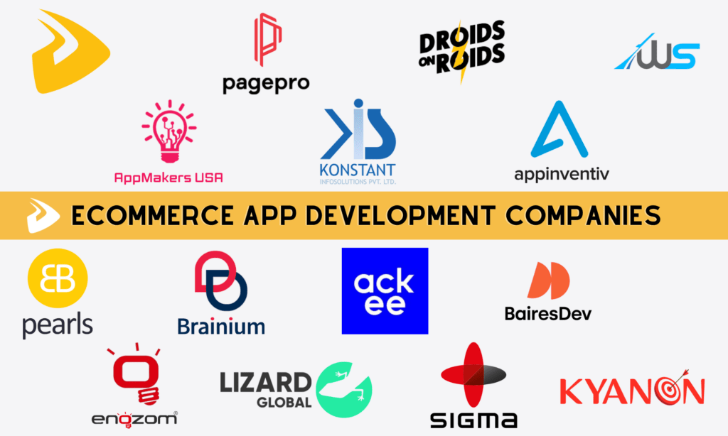 Top eCommerce app development companies in the world