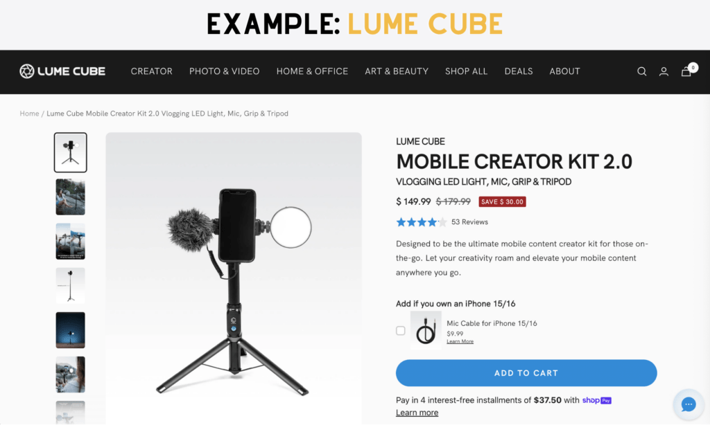 Content Creator Starter Kits