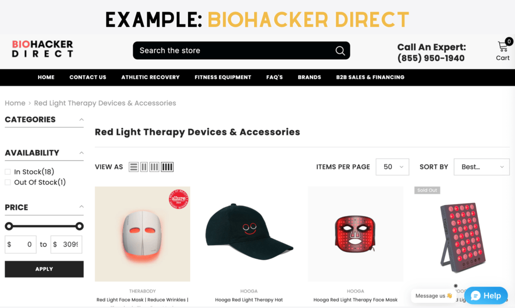 Biohacking Gadgets Store