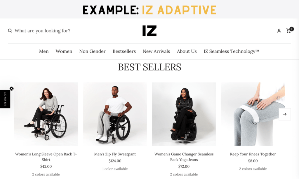 Adaptive Clothing Line