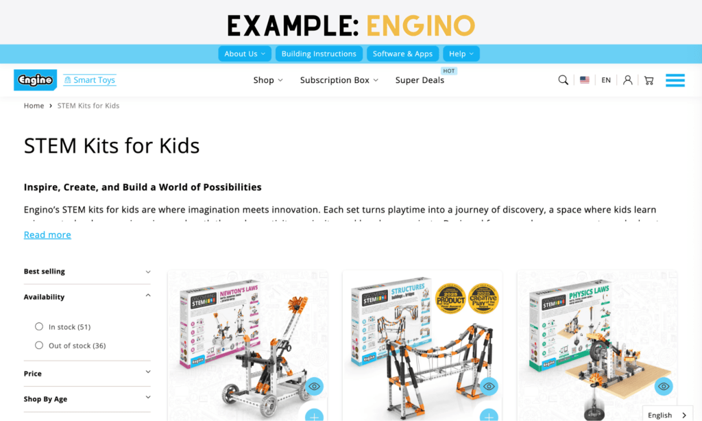 STEM Learning Kits for Kids
