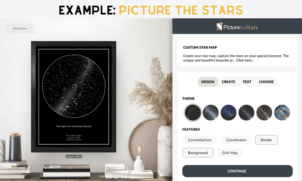 Custom Star Map Poster