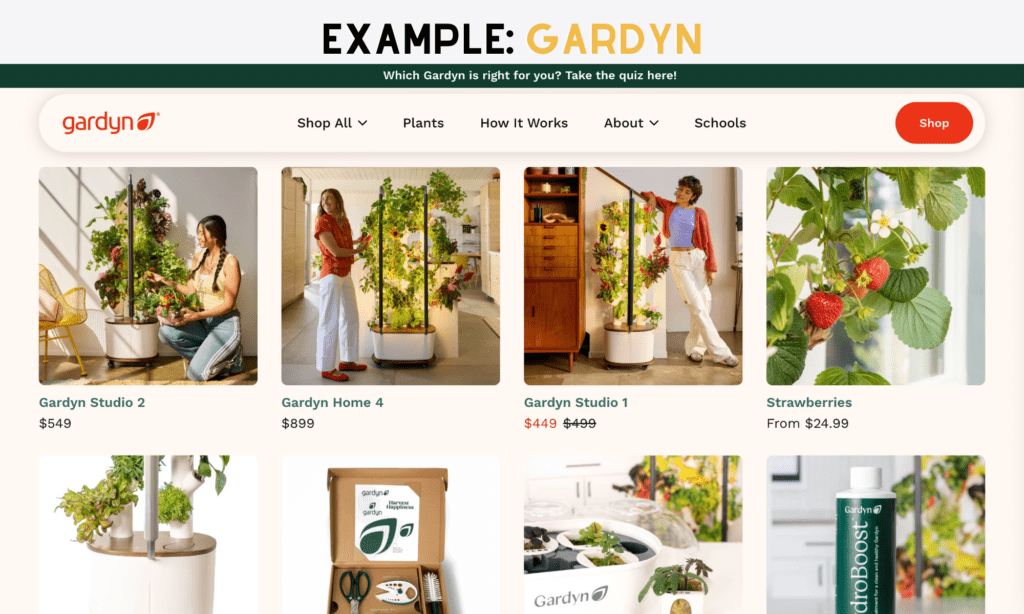 Indoor Hydroponic Smart Gardens