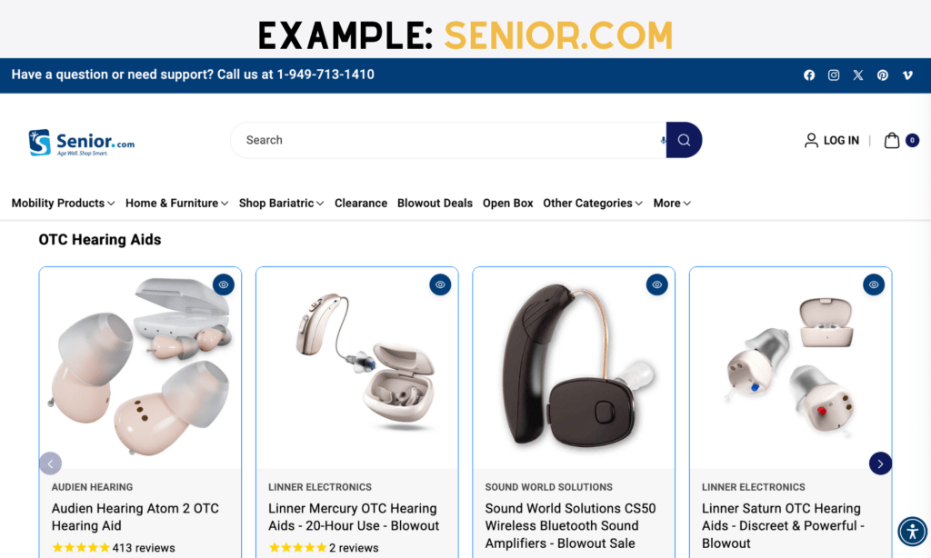 Smart Living Products for Seniors