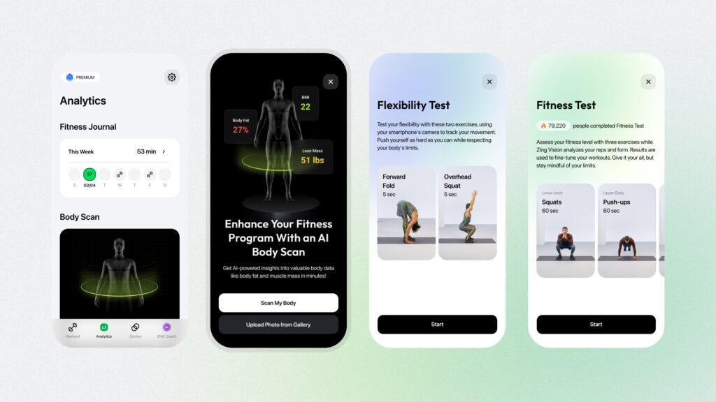AI-powered fitness app that creates personalized workout plans
