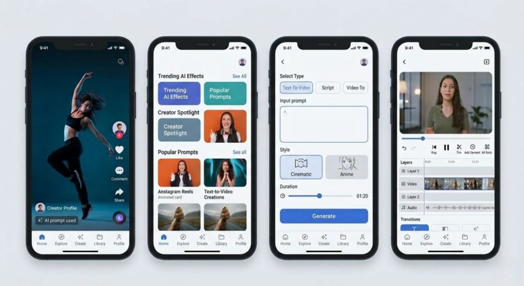 AI Short Video Generator is one of Creator Economy App Ideas to Make Money
