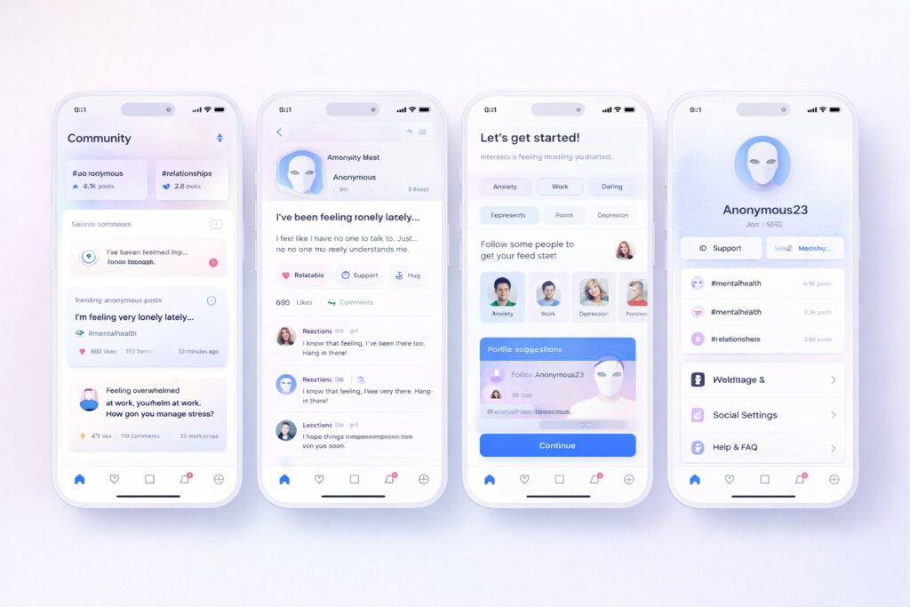 Anonymous Social Media App can make money form ads or premium features