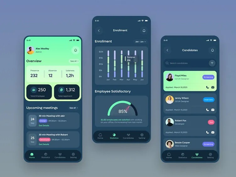 Profitable B2B SaaS App Ideas include HR Management App, CRM