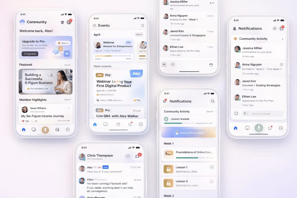 Private Paid Community App ideas