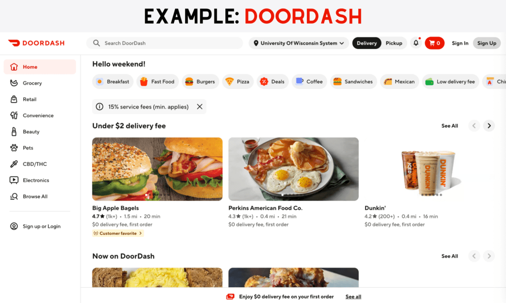 Ordering and Delivery Web App