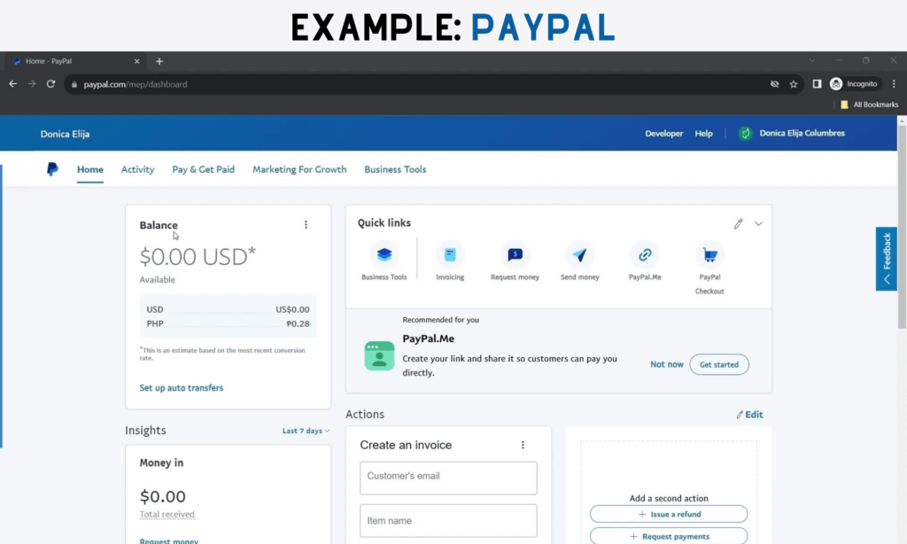 E-wallet Web App Ideas