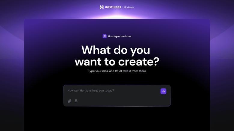 1.Hostinger Horizons