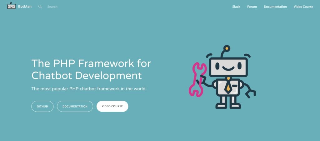 BotMan is a practical open source chatbot framework for PHP developers