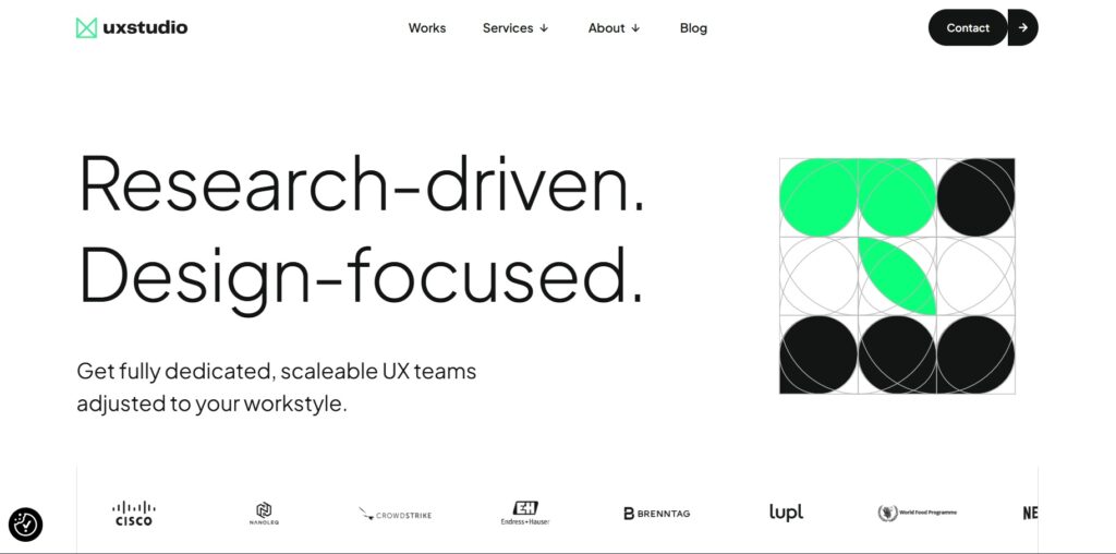 UX Studio is a product-focused agency